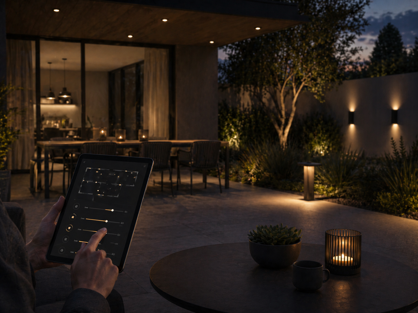 Smart landscape lighting control system