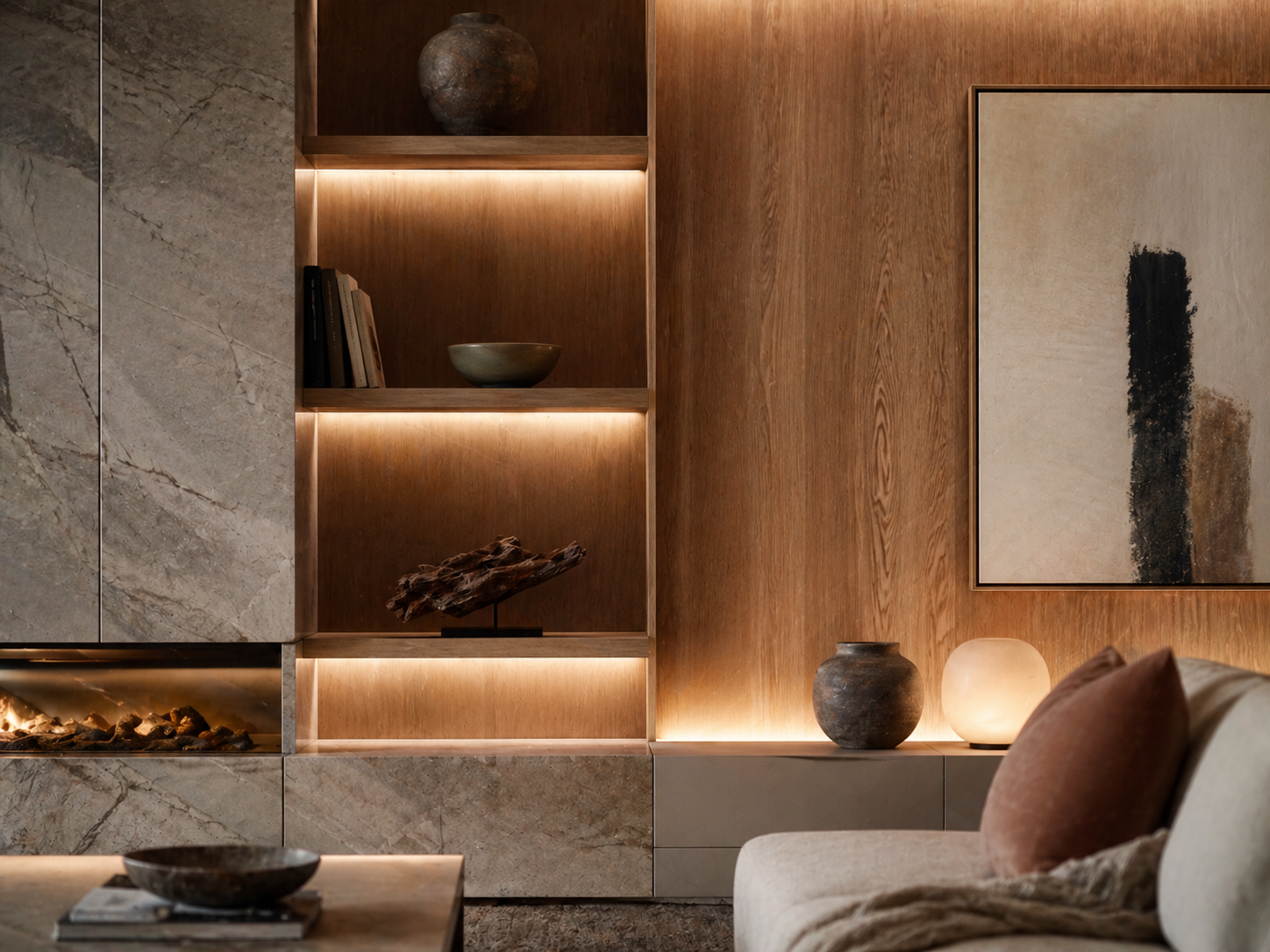 Custom linear LED lighting configuration